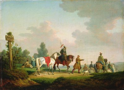 The Partisans in 1812, 1820 by Bernard Edouard Swebach